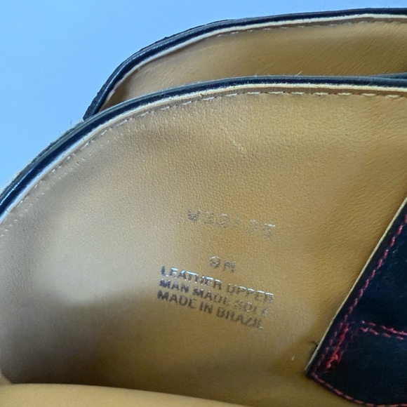 Vintage Tommy Hilfiger Red & Blue Logo Heeled Cowboy Boots ❤️💙 - Picture 9 of 11